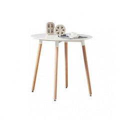 Round Dining Table - Halo Wooden Legs - 80cm