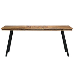 Reclaimed Teak Dining Table - Levant Industrial Steel Legs - 180cm