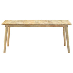 Handmade Mango Wood Dining Table - Maelis Round Legs - 180cm