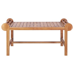 Solid Teak Wood Coffee Table - Veya Outdoor Garden Design - 100cm