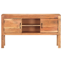 Solid Acacia Wood Sideboard - Iluna 3-Door Storage Cabinet
