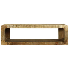 Handmade Mango Wood TV Stand - Obra Open Storage - 80cm