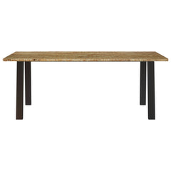 Solid Acacia Wood Dining Table - Ardyn Steel Legs - 150cm & 200cm