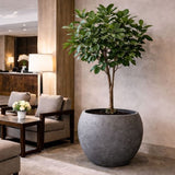 Orbello - Onyx Dusk - 70cm Extra Large Concrete Sphere Planter - 207L