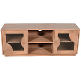 Jodhpur style entertainment cabinet crafted from solid wood