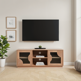 Jodhpur solid wood TV cabinet in natural finish
